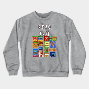 Road Trips Snacks Crewneck Sweatshirt